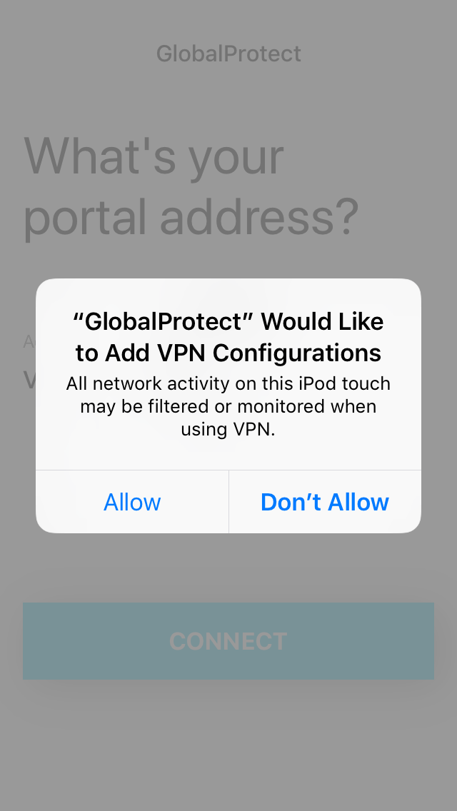 global protect vpn